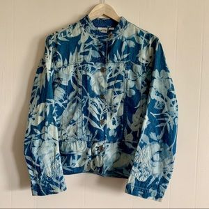 Chico’s Cyanotype Quilt Denim Jacket